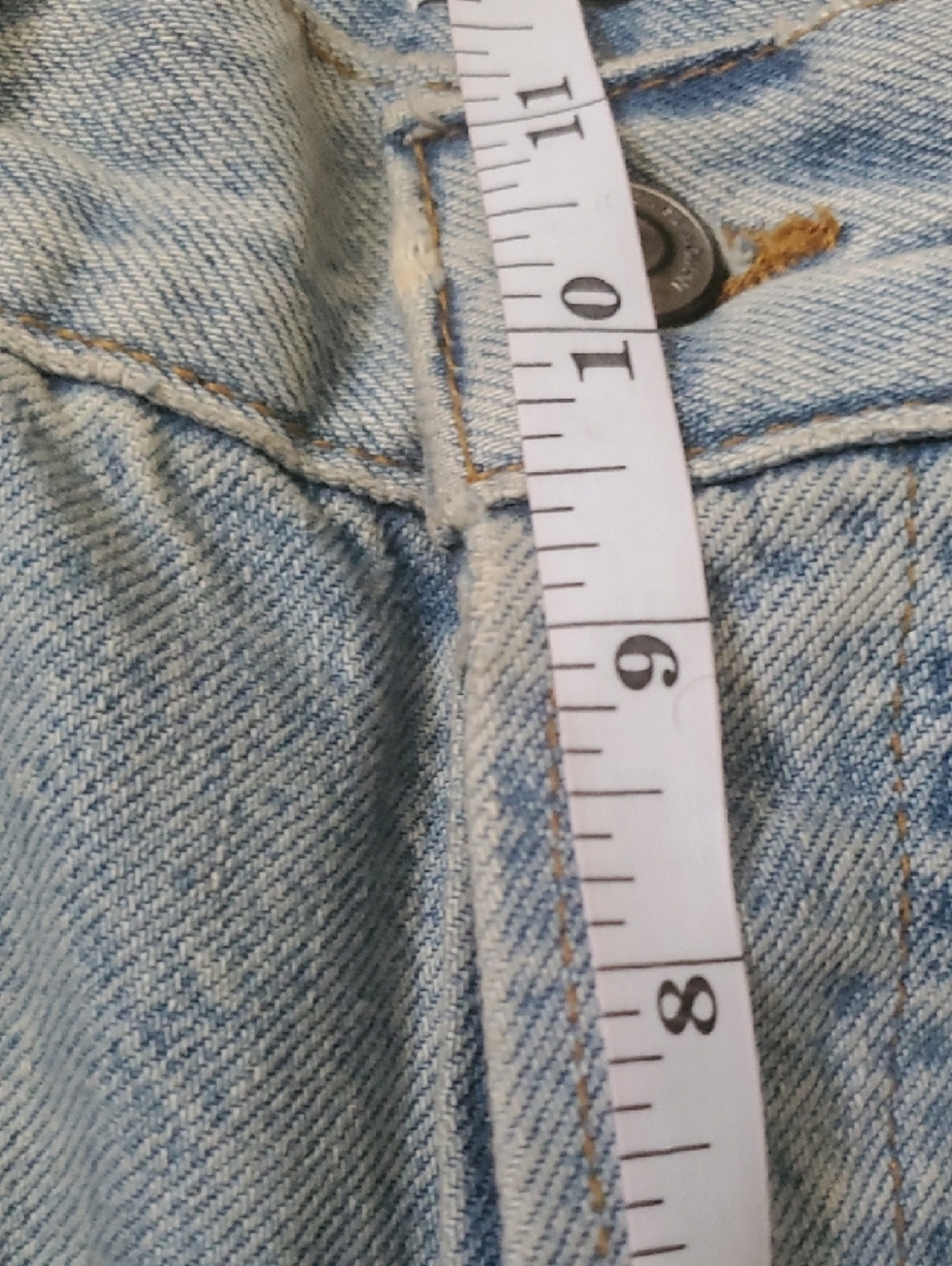 Zara Light Blue Wide Leg Flare Jeans - Picture 6 of 14